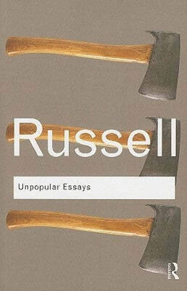 619Q336dSzL._AC_UF1000,1000_QL80_ Unpopular Essays By Bertrand Russell - Image 1