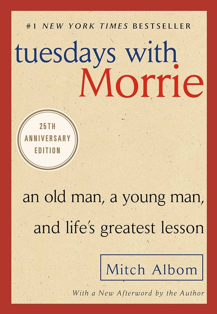 91rcwTAx35L._AC_UF1000,1000_QL80_ Tuesdays with Morrie By Mitch Albom - Image 1