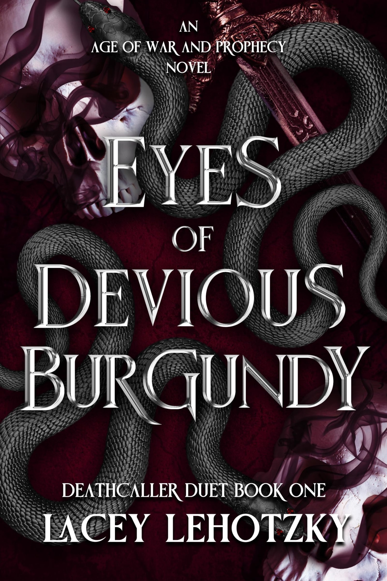 Version 1.0.0 Eyes of Devious Burgundy By Lacey Lehotzky - Image 1