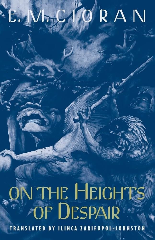 71OjlJU2jVL._AC_UF1000,1000_QL80_ On the Heights of Despair By Emil M. Cioran - Image 1