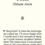 The Sleep Thief By Ibtisam Azem